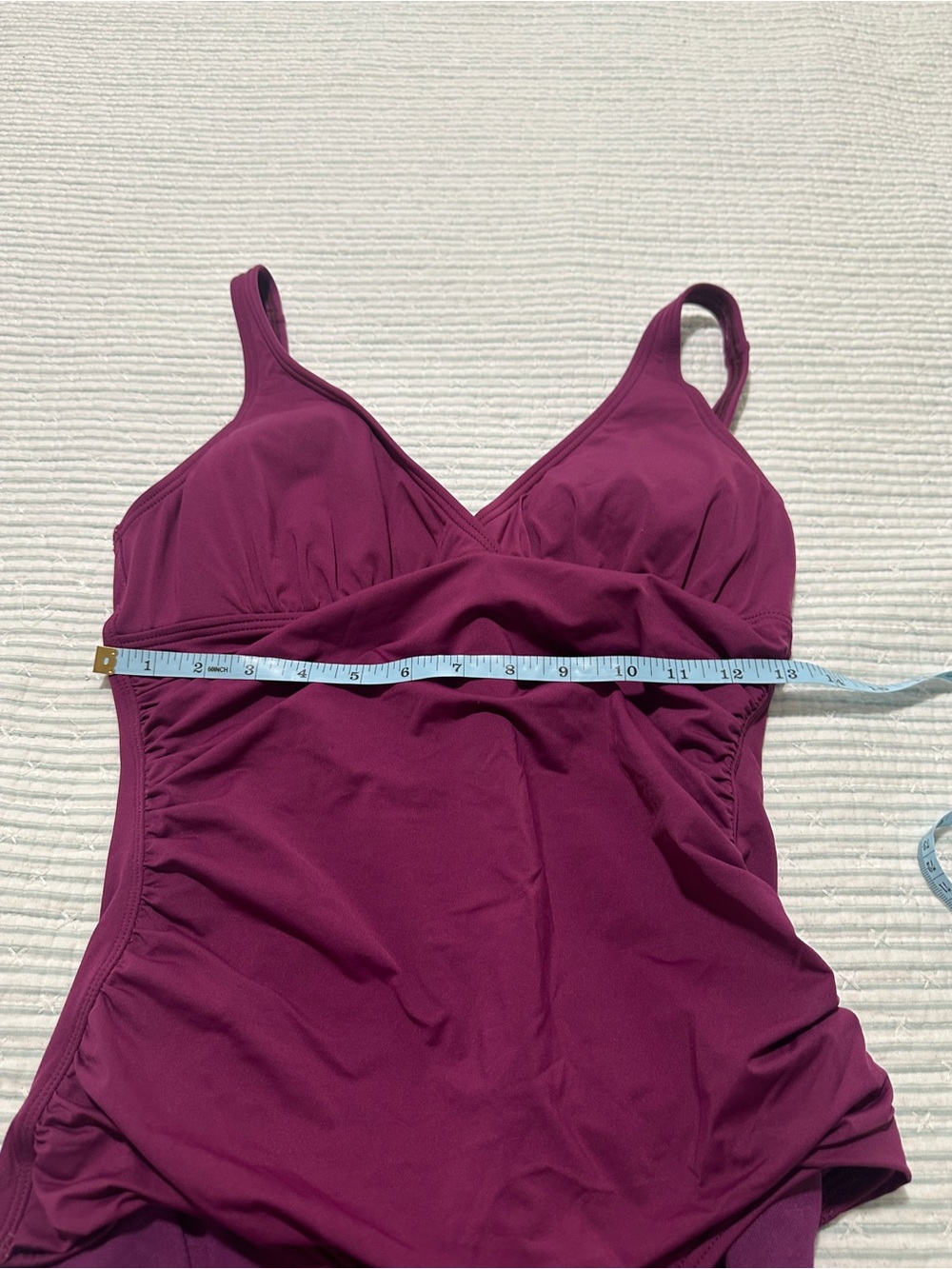 NWOT Tommy Bahama Plum Purple One-Piece Swimsuit - Picture 5 of 8